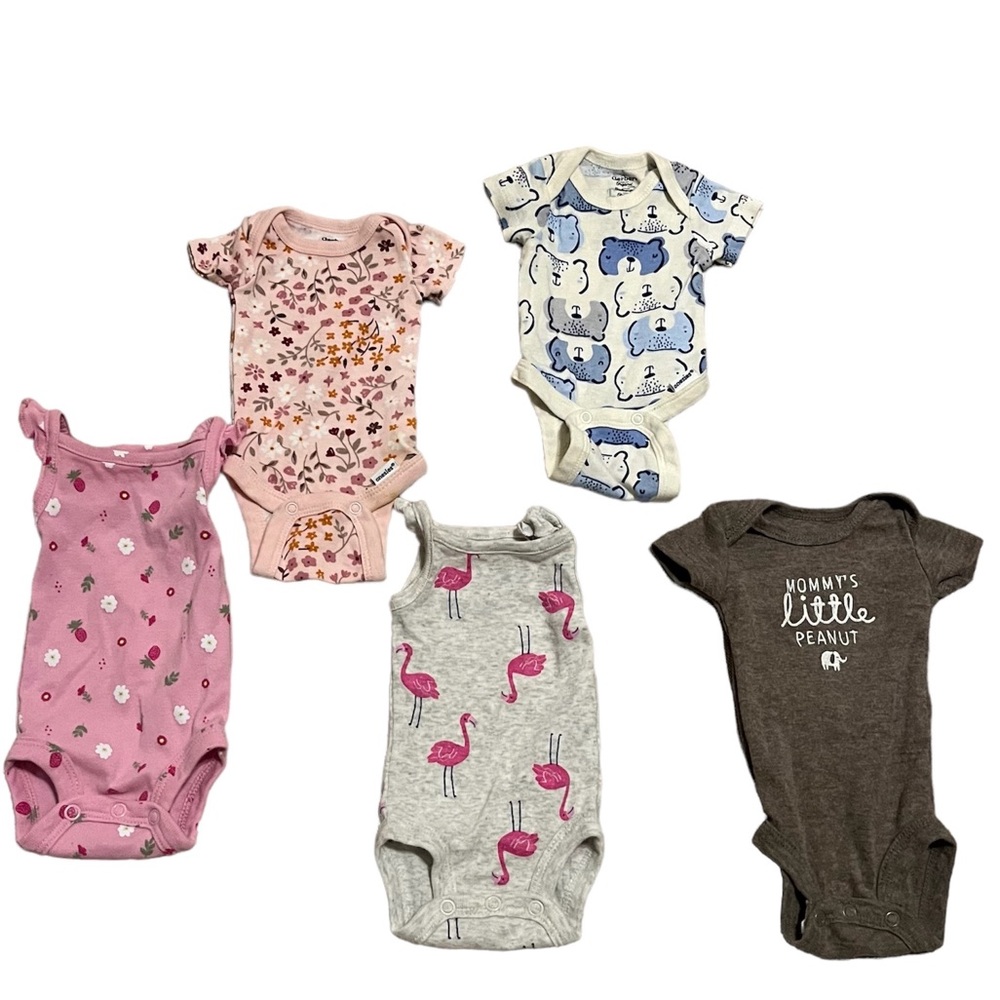 5 pairs of preemie girl clothes